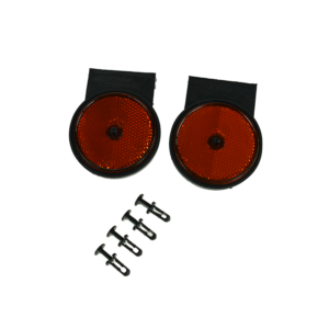 MP69027 Front Round Reflector with Right Angled Bracket (Pair) for Erde 153/193 (09191087)